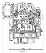 Двигатель дизельный Kubota V3800-CR-TE5 (2200 об/мин) — изображение 5