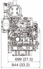 Двигатель дизельный Kubota V3800-TIE5 (Турбо) — изображение 3