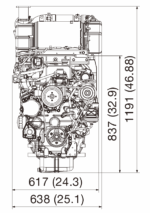 Двигатель дизельный Kubota V3800-TIE5 (Турбо) — изображение 4